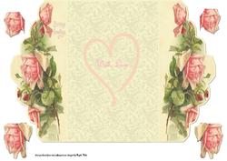 Roses for You Scallop Gate Fold