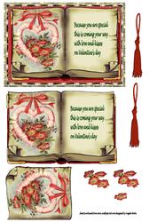 Heartand Flowers for You on Valentine's Day