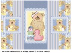 Baby Birthday with Gifts and Ducks Dfb