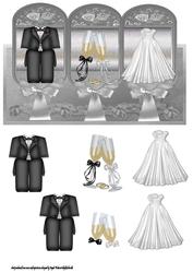 The Wedding Outfits for the Bride and Groom