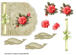 Red Rose Scallop Front