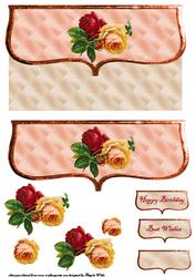 Bracket Rose Vintage