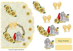 Fruit Rabbit Scalloped Edge