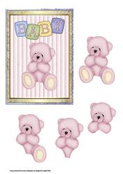 Pink Baby Bear