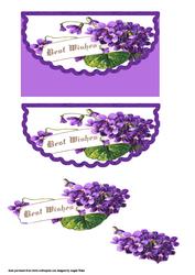 Violets and Best Wishes