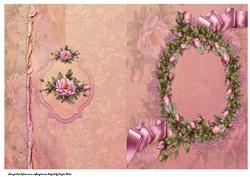 Pink Rose Fold Back