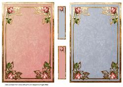 Rose Framed Toppers