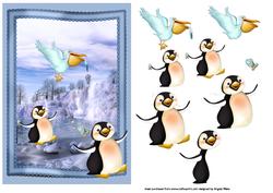 Penguin Having Fun