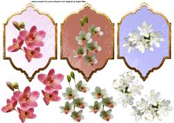 Mixed Flowers Toppers
