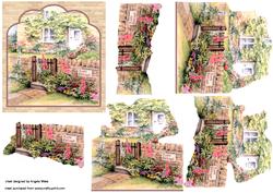 Rose Cottage Scallop Shape