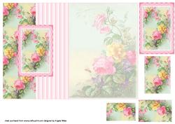 Roses and Lace Fold Back