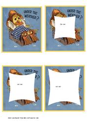 Under the Weather Duck, Tunnel Card