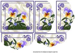 Summer Pansies Scallop