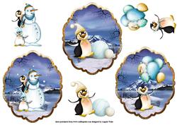 Fun in the Snow Toppers