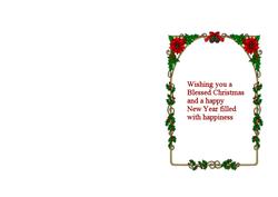 Wishing You, Christmas Insert