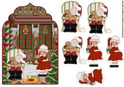 Santa Resting Before the Big Night