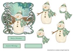 Snowflake Snowman