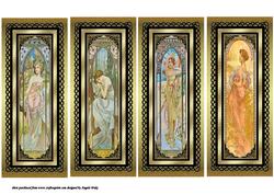 Mucha Toppers/bookmarks
