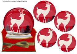 Reindeer in the Snowglobe