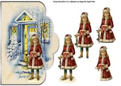 Vintage Christmas Scene
