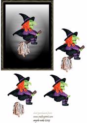 Witch with the Green Face