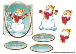 Glowing Snowman