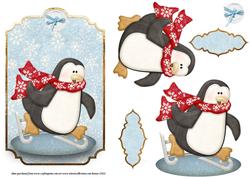 Skating Penguin