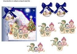 Snowfamily at Santa's Grotto