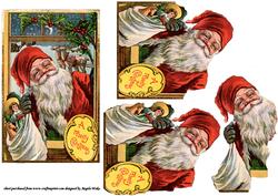 Santa Through the Window