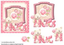 Beary Hugs and Flowers