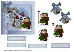 Victorian Children Carol Singers