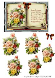 Remembering Your Birthday, with Roses
