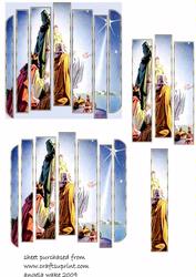 The Three Wisemen Following the Star