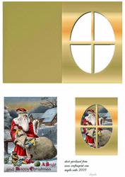Santa Sorting Through His Sack