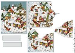 Vintage Christmas Village