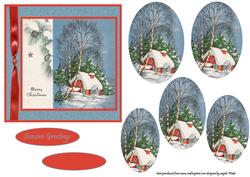 Vintage Winter Scene