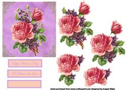 Pink Roses for Mum