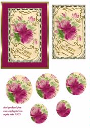Embossed Roses