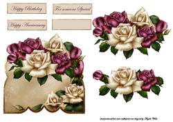 Antigue Roses Over the Edge