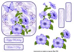 Blue Petunias