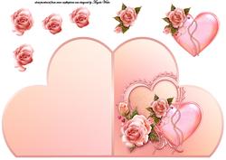 Rose, Heart and Pearls