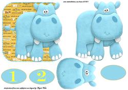 Hippo Shaped Over the Edge