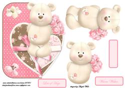 Hugs, Flowers and Beary Good Wishes