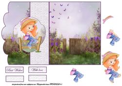 Sylvia in Her Garden