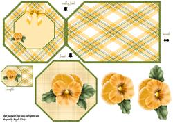 Yellow Pansy Octagon