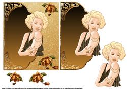 Flame Beauty Envelope Card