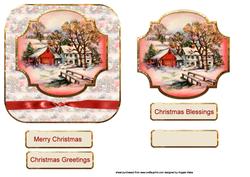 Vintage Christmas, on the Farm