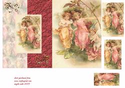 Victorian Rose and Fairies