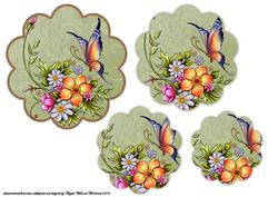 Petal and Butterfly Scallop Stacker