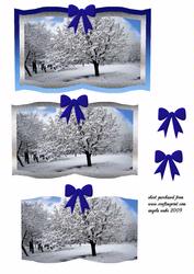 Snow Scene for Christmas